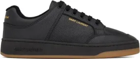 Saint Laurent SL 61 lace-up leather sneakers Black