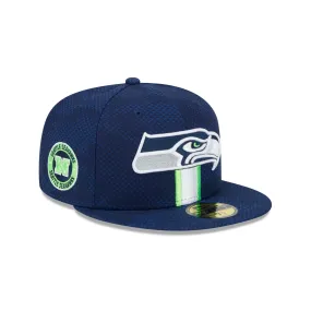 Seattle Seahawks 2024 Sideline 59FIFTY Fitted Hat