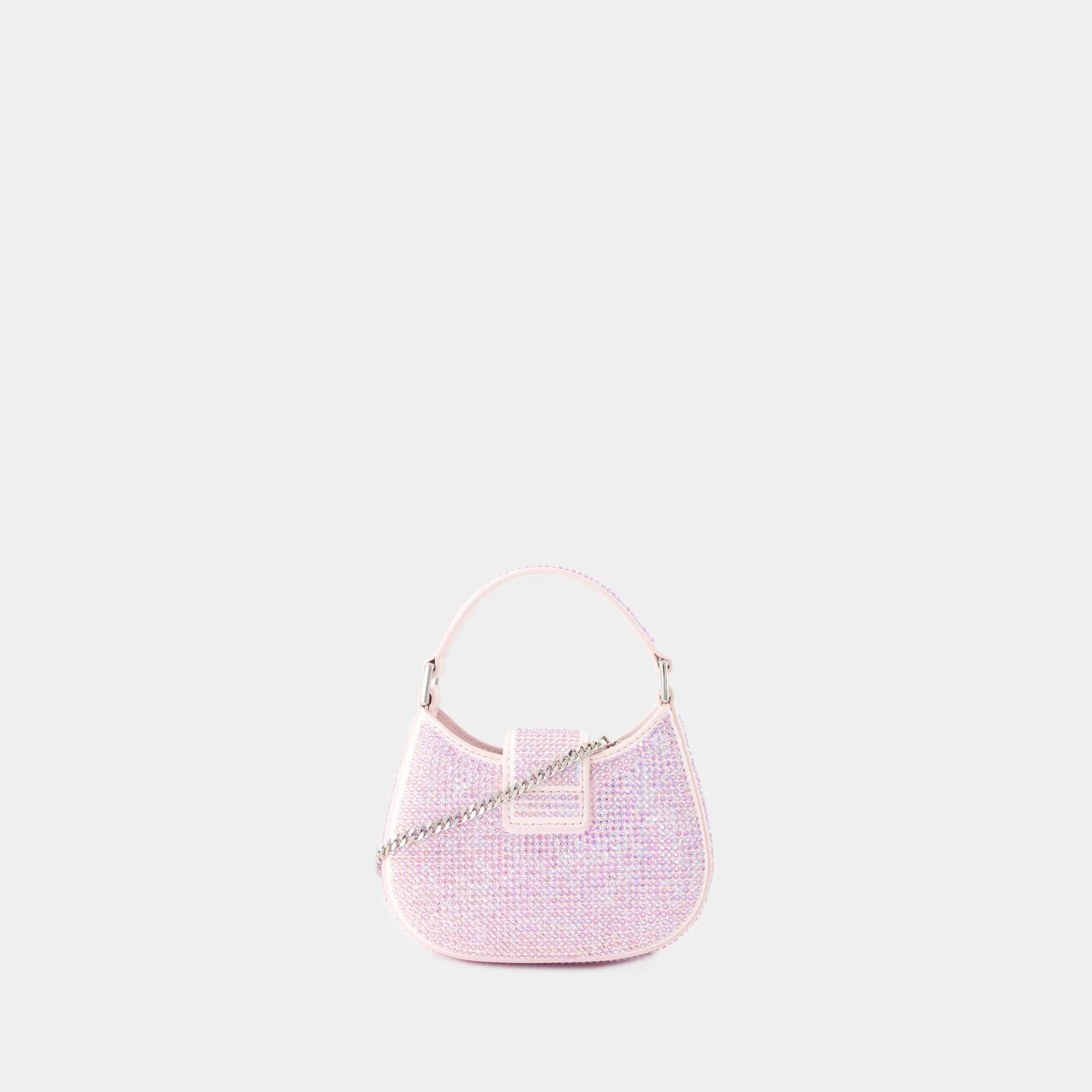 SELF PORTRAIT  Crescent Bow Micro Bag - Self Portrait - Synthetic Leather - Pink