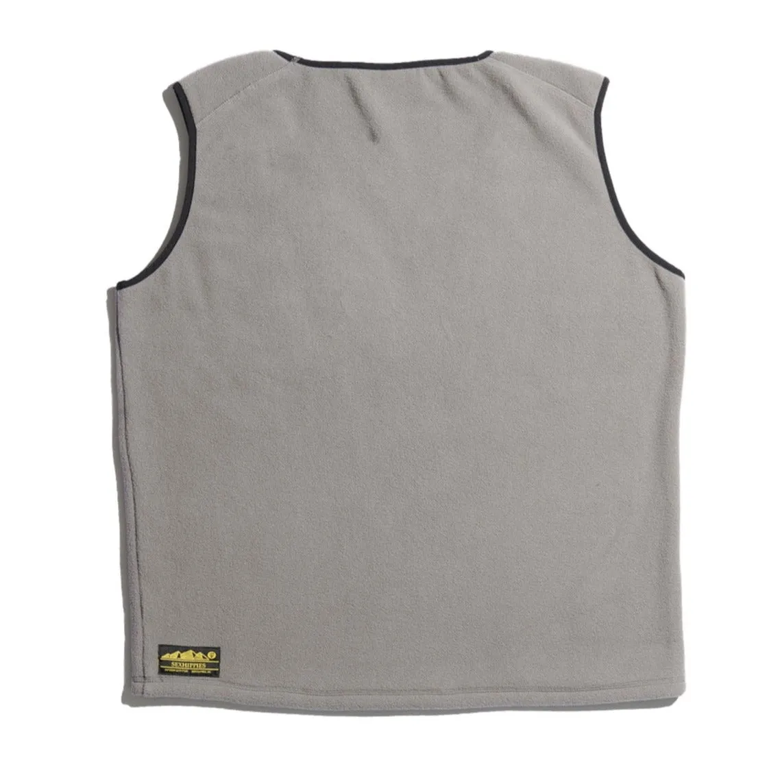 SexHippies Fleece Pop Over Vest Graphite/Black