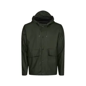 SHORT HOODED JACKET Unisex Green