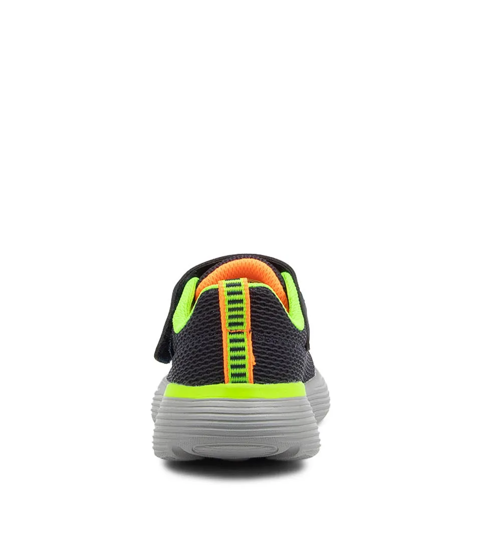 SKECHERS Go Run 400 V2 K Jnr Navy Lime Sneakers