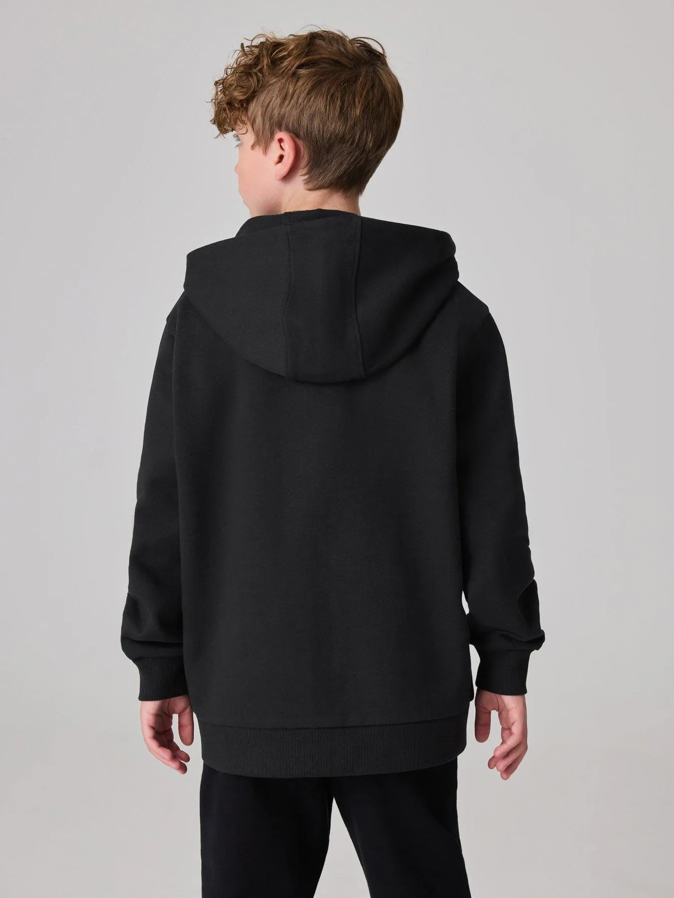 smALLSAINTS All Saints Kids Underground Logo Zip Through Hooded Jacket