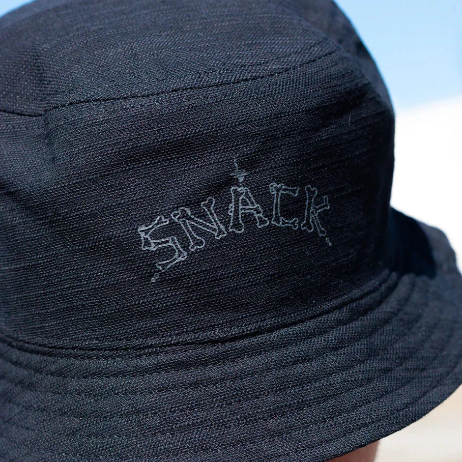 Snack Bones Reversible Bucket Hat Black