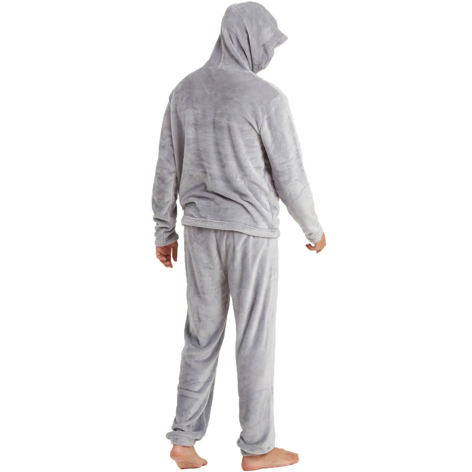 Snuggaroo Mens Soft Fleece Hooded Loungewear Set