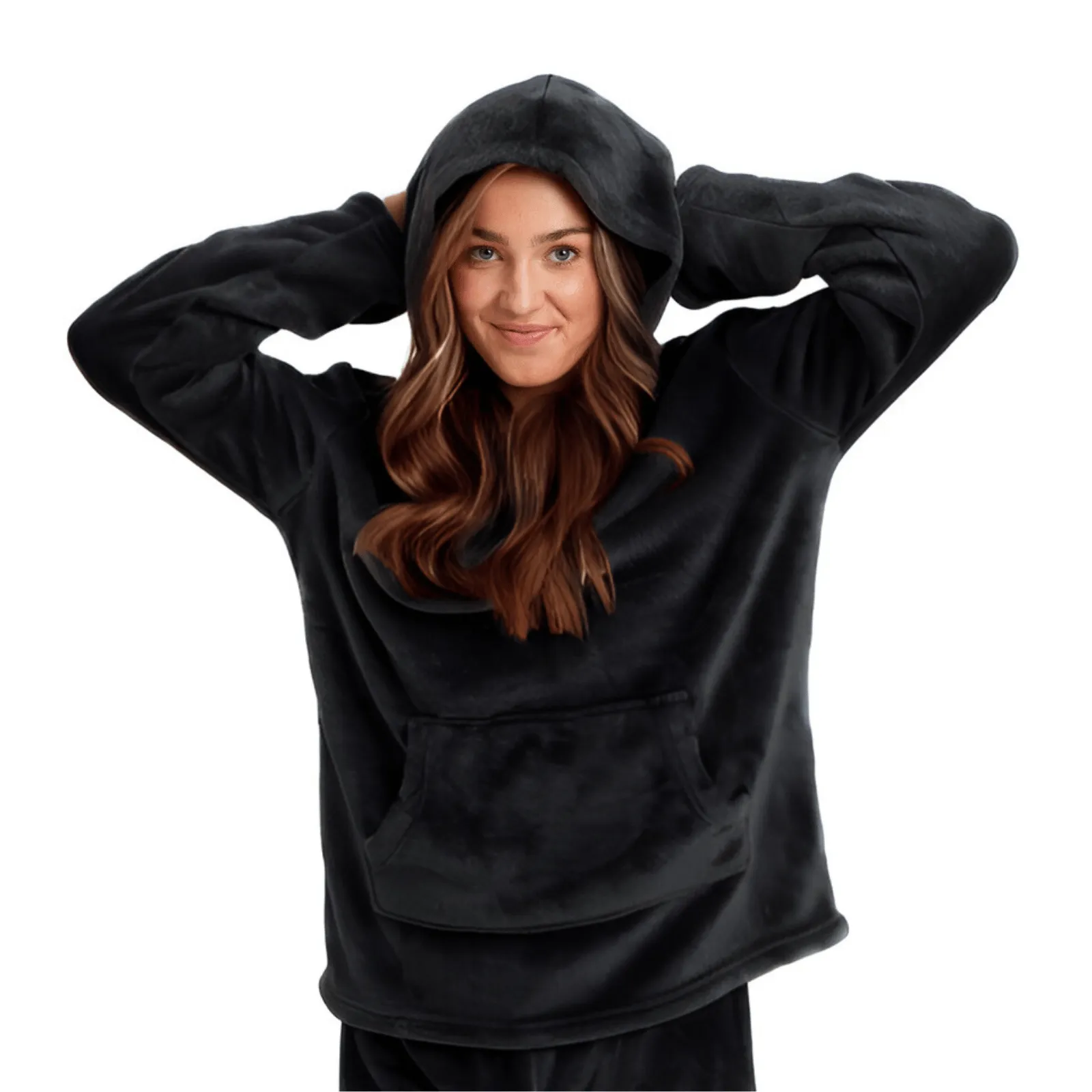 Snuggaroo Womens Soft Fleece Hooded Loungewear Set