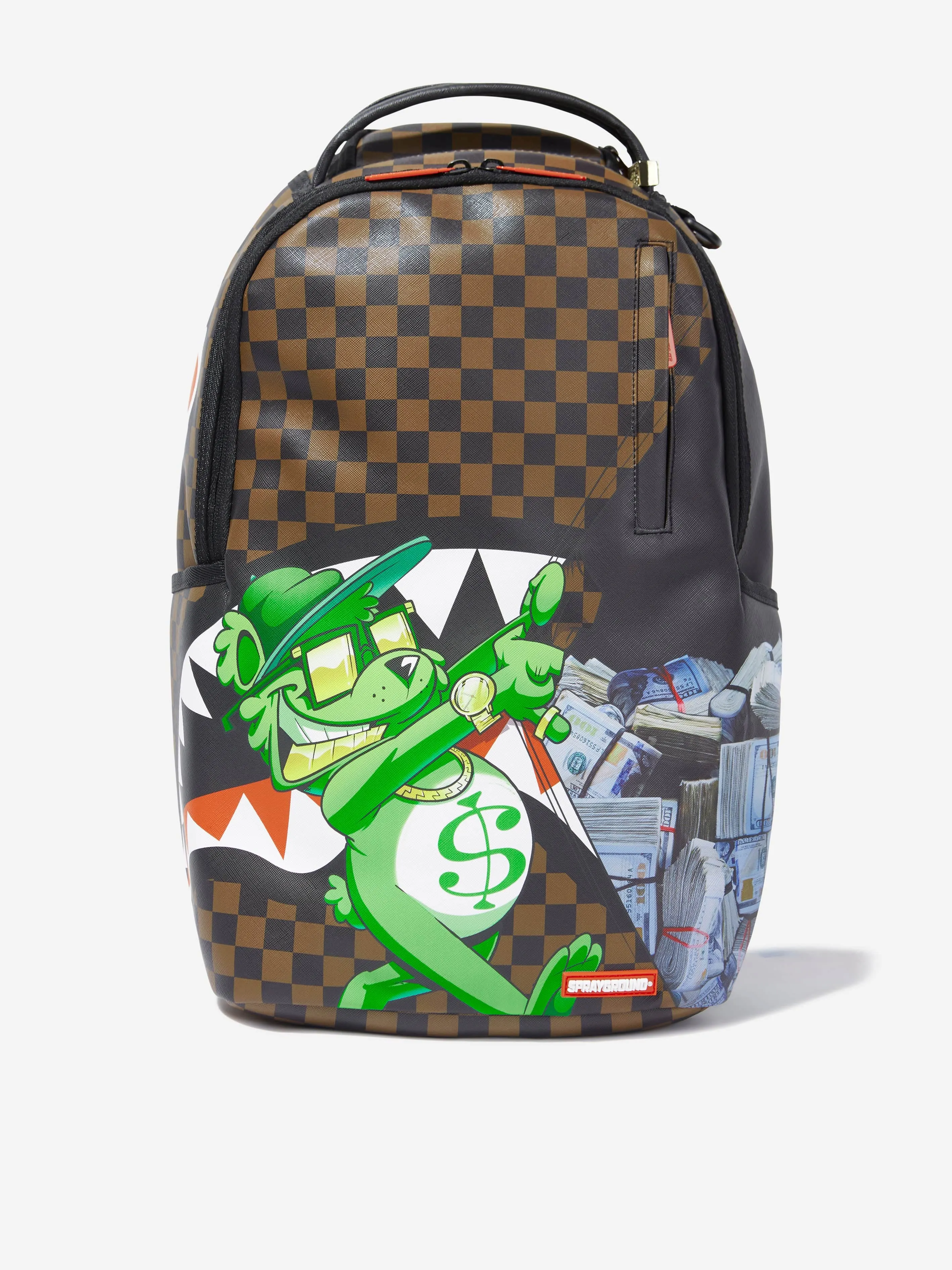 Sprayground Kids Money Bear Reveal Backpack in Brown