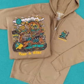 Take a Hike Zip Up Hoodie