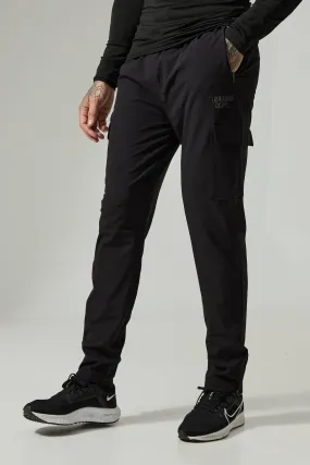 Tall Active Training Dept Tapered Cargo Joggers | boohooMAN UK