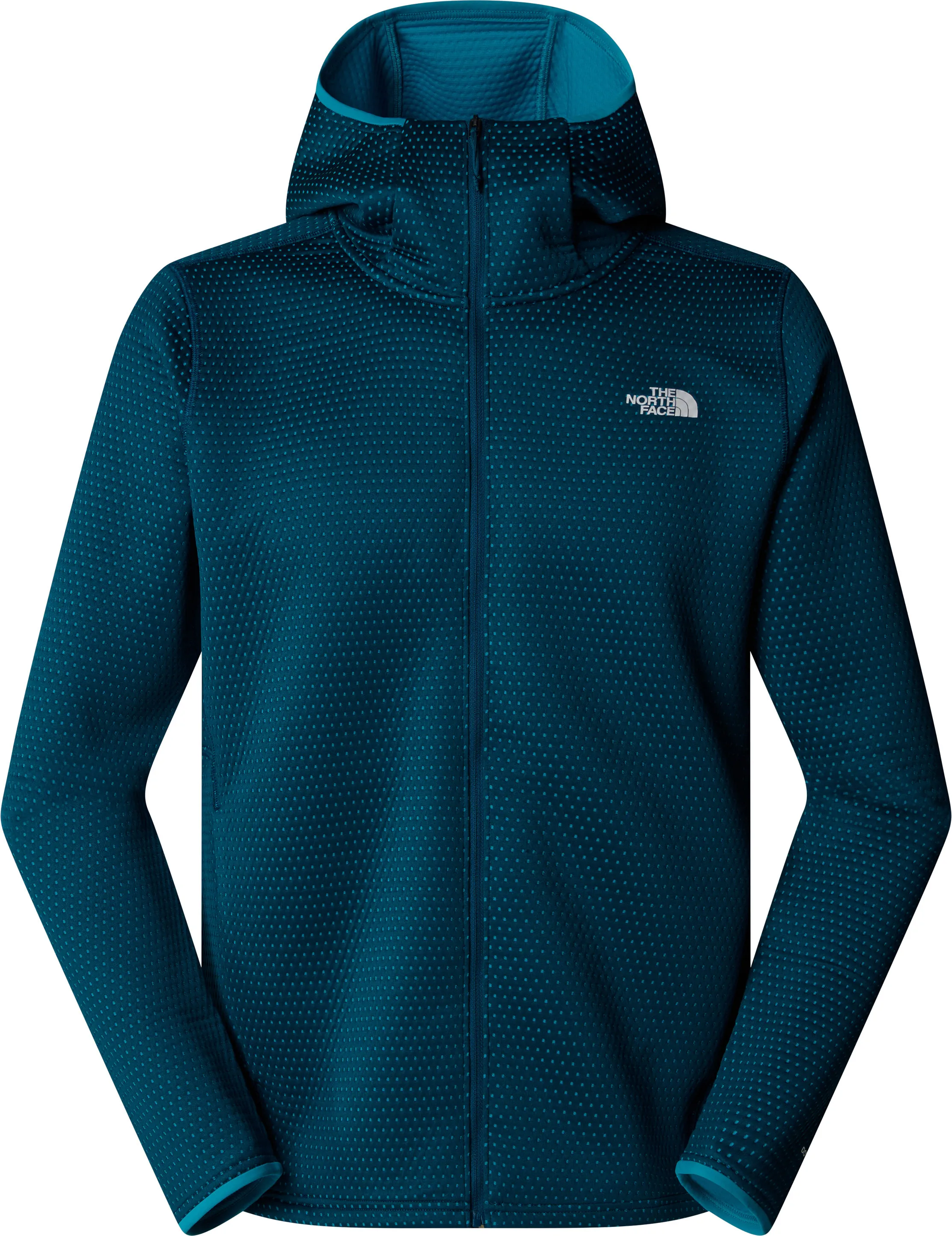 The North Face Men's Vertical Thermal Full-Zip Hoodie Midnight Petrol | Buy The North Face Men's Vertical Thermal Full