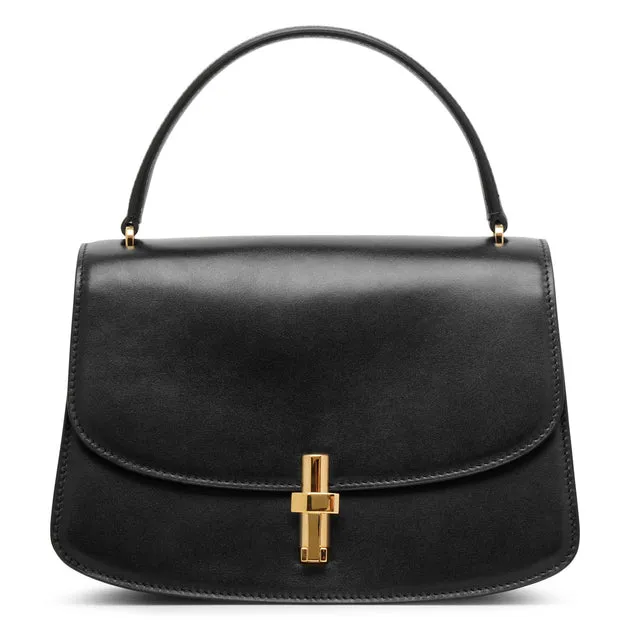 The Row Sofia 8.75 black leather bag