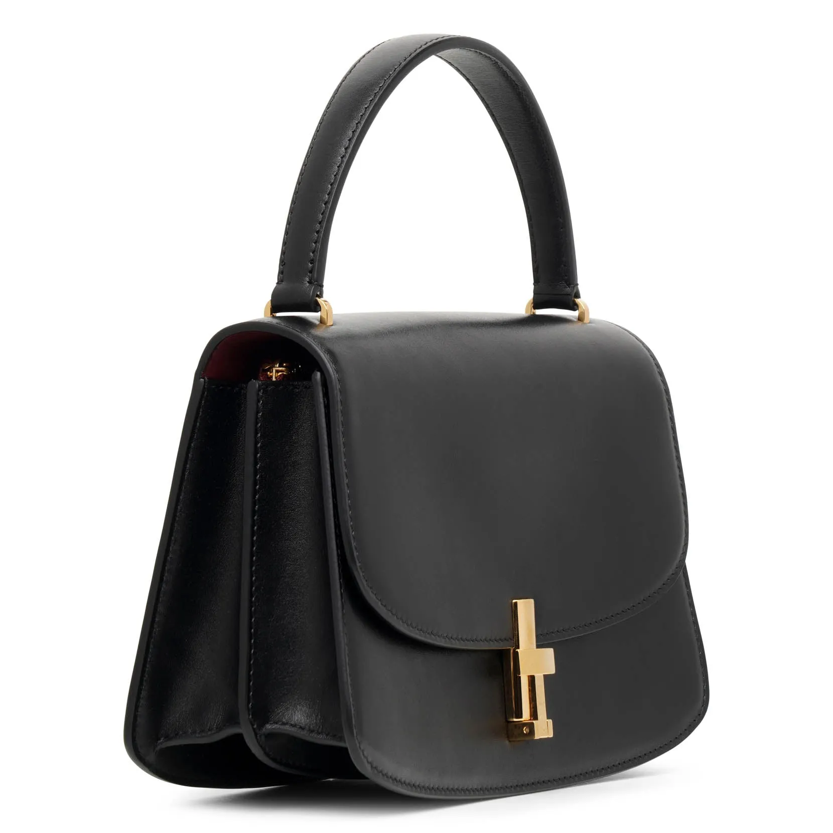 The Row Sofia 8.75 black leather bag