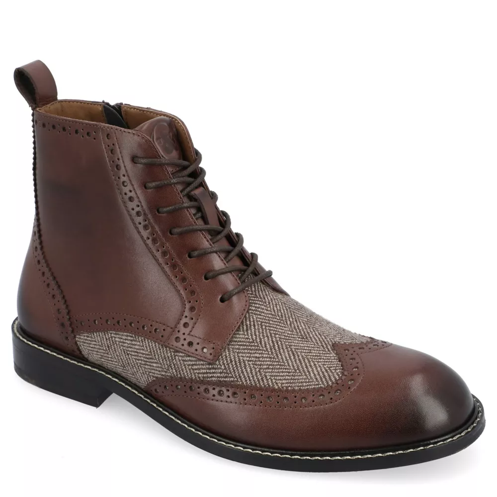 THOMAS & VINE  MENS JARETT LACE-UP BOOT