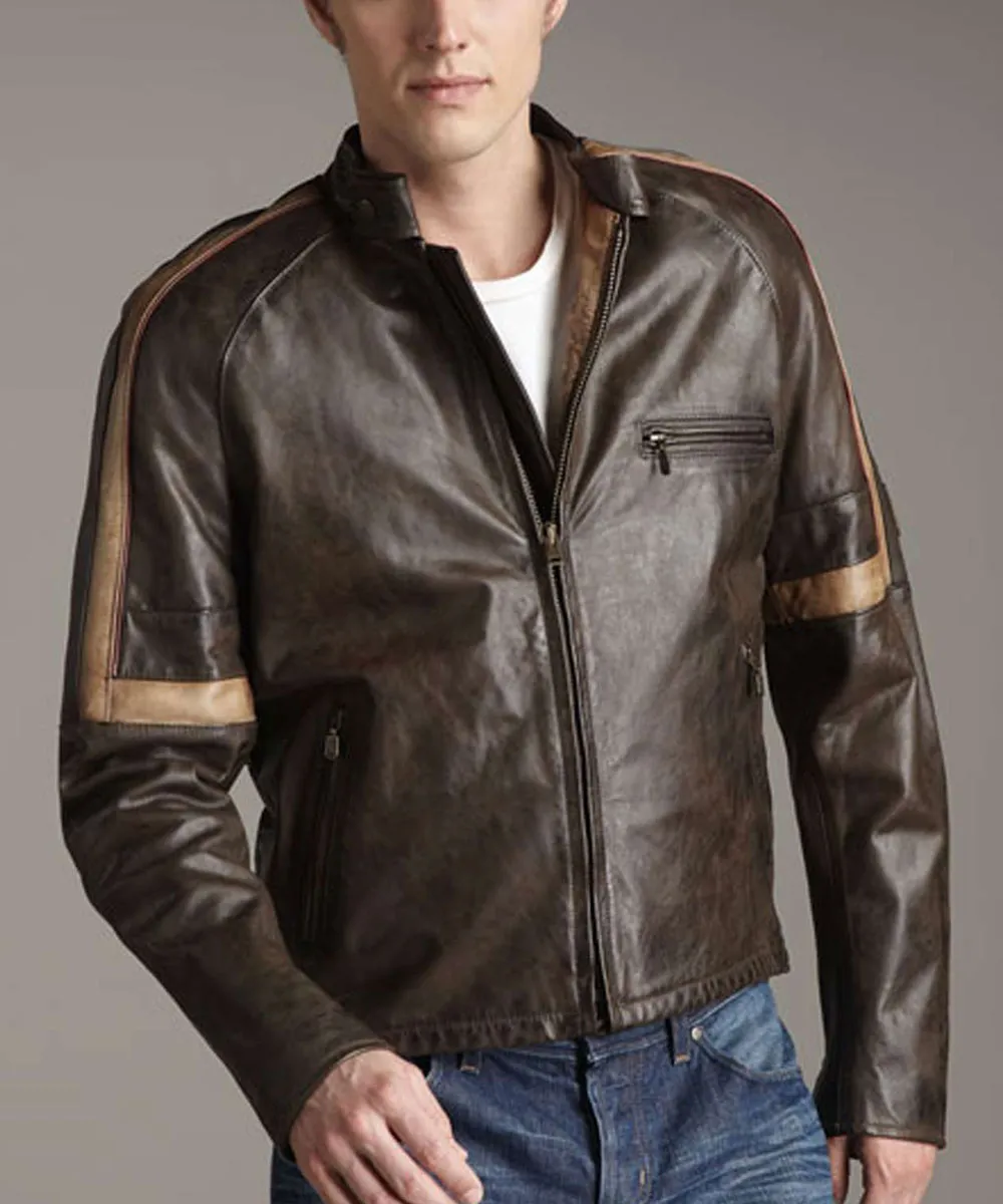 Tom Cruise War of The Worlds Ray Ferrier Leather Jacket