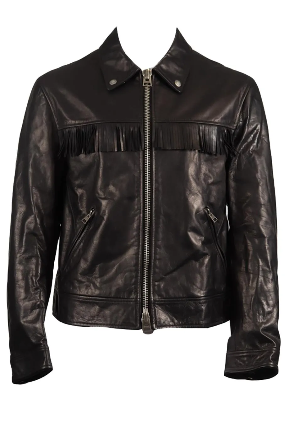 TOM FORD MEN'S LEATHER JACKET IT 54 XXLARGE