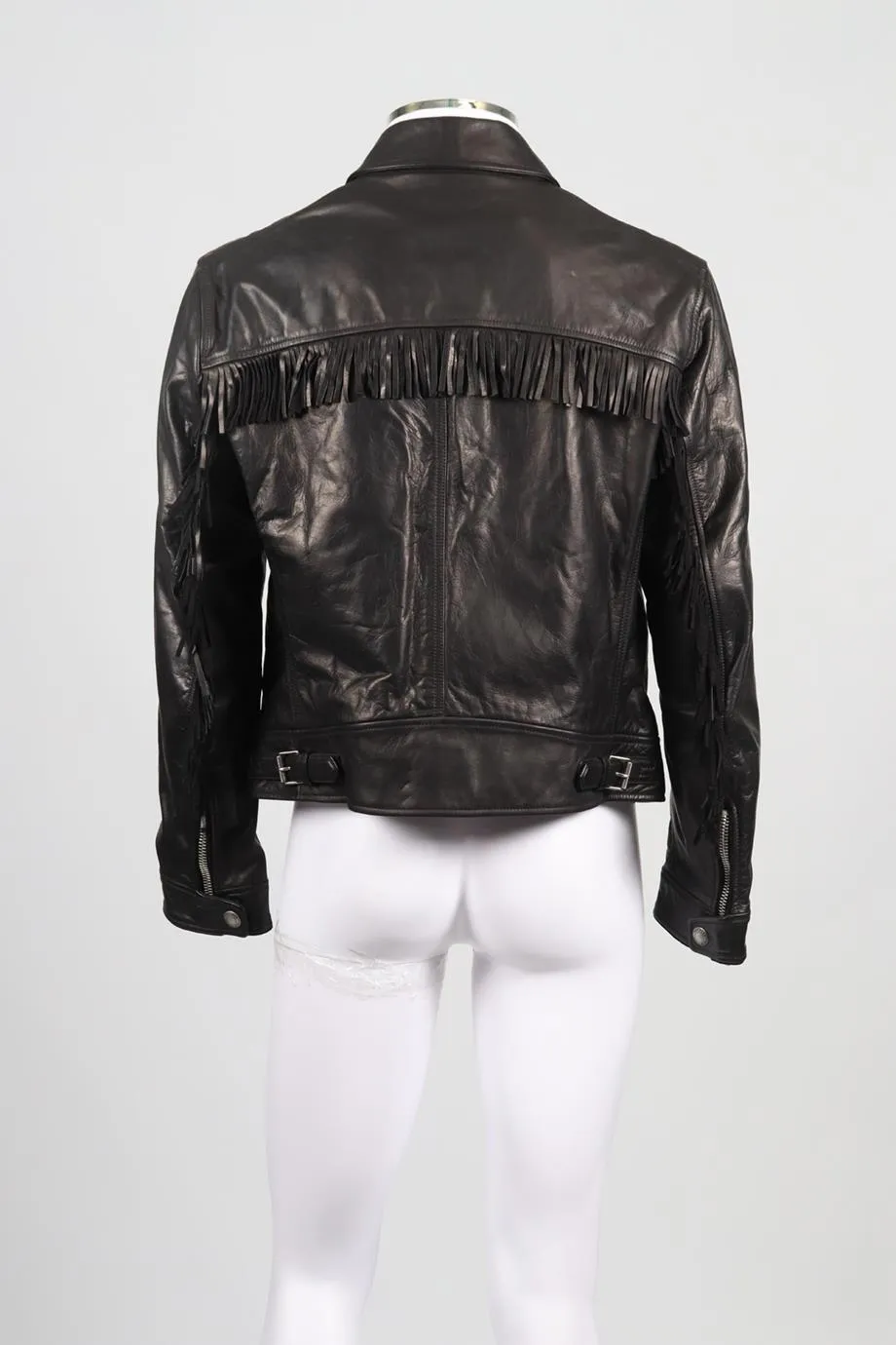 TOM FORD MEN'S LEATHER JACKET IT 54 XXLARGE