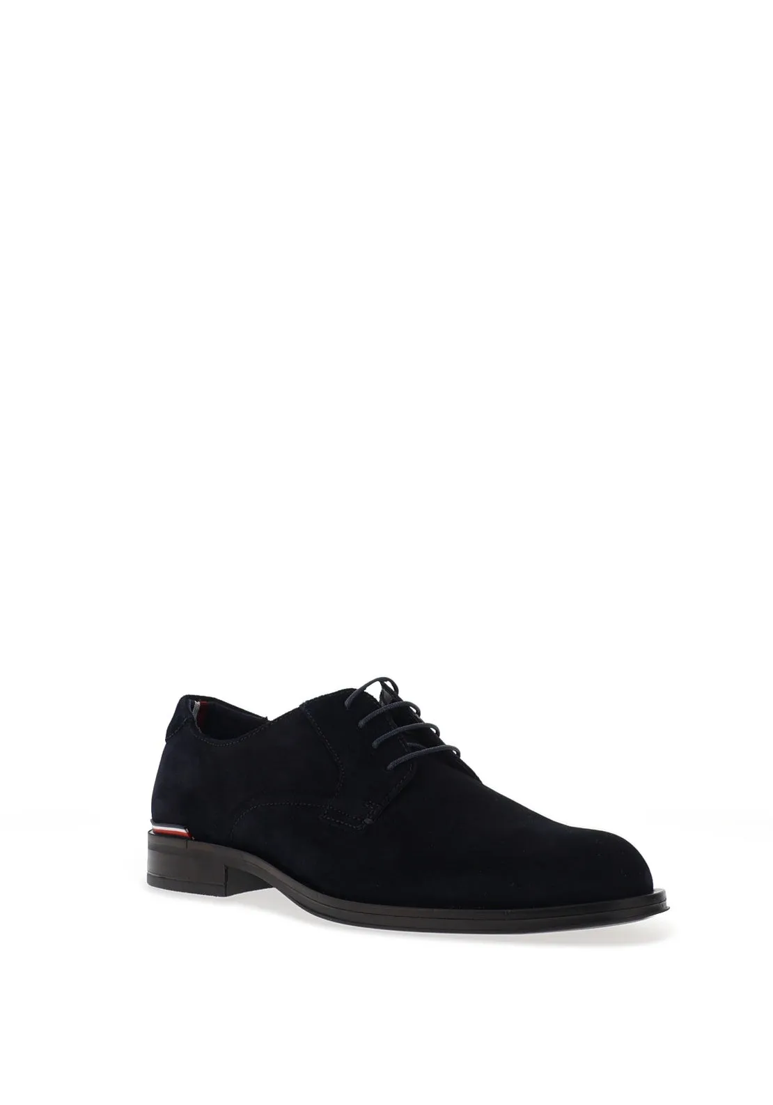 Tommy Hilfiger Core Lace Up Suede Shoes, Navy