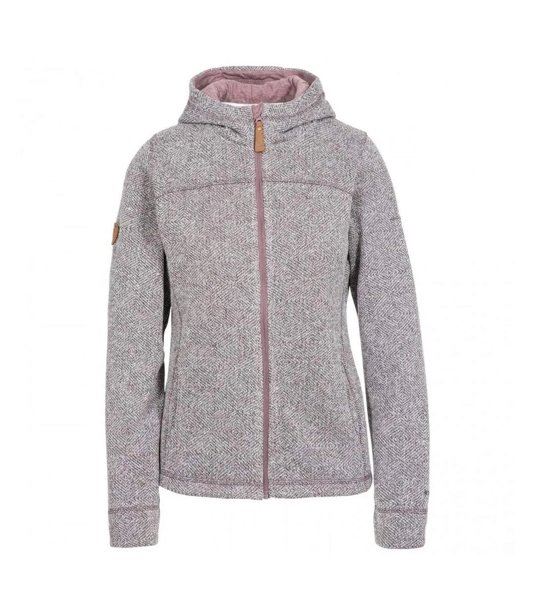 Trespass Womens/Ladies Reserve Hooded Fleece (Dusty Heather) - UTTP4919