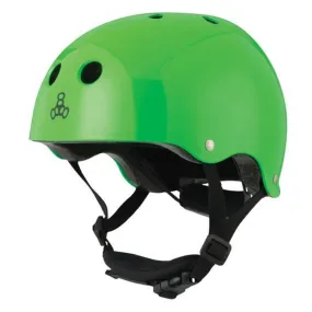 Triple 8 Lil 8 Youth Green Gloss Helmet - Certified