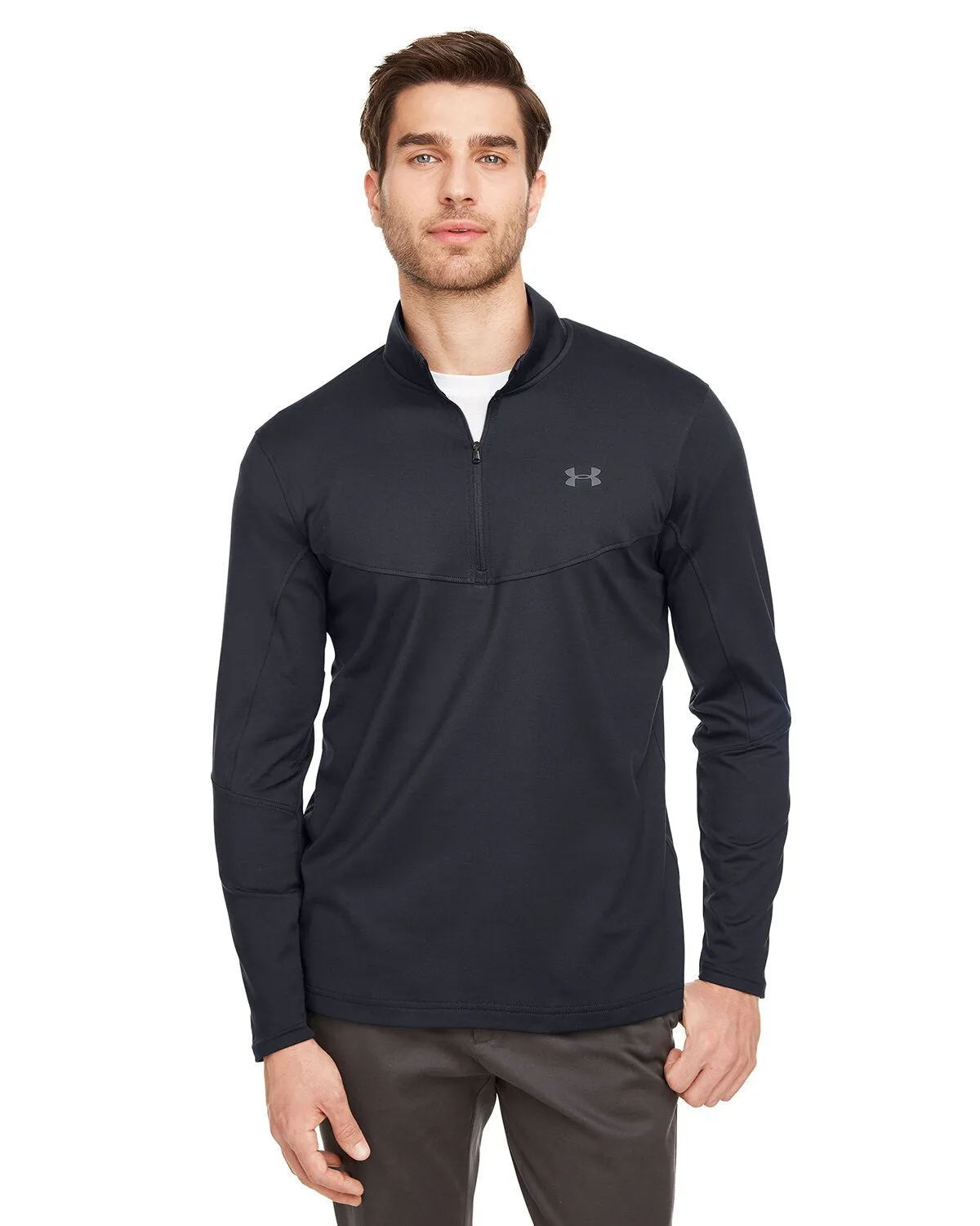 Under Armour Men's Storm Midlayer Half-Zip Pullover Jacket 1355490 BLACK/ BLK 001