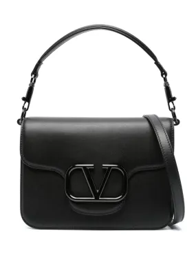 VALENTINO GARAVANI Stylish Black Calfskin Shoulder Handbag for Women - SS24 Collection