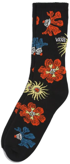 Vans Amusement 66 Crew Sock Black Floral