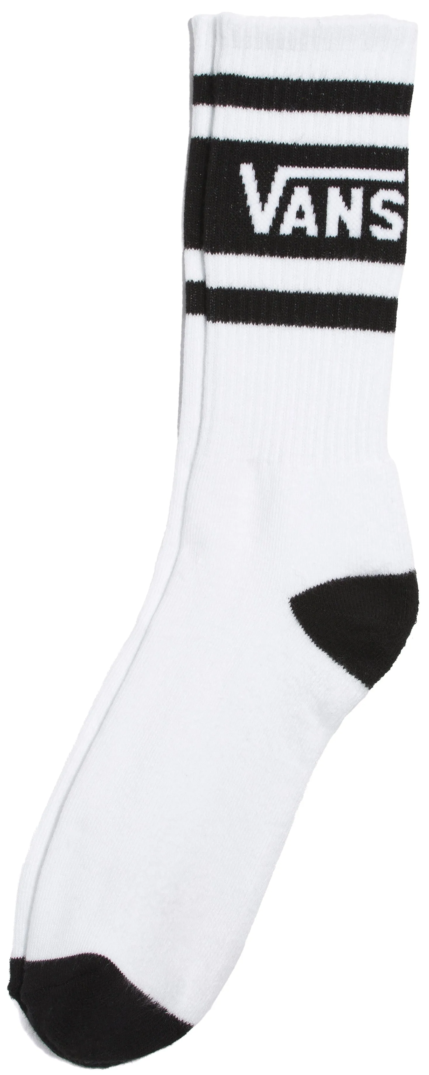 Vans Drop V Crew Sock White/Black