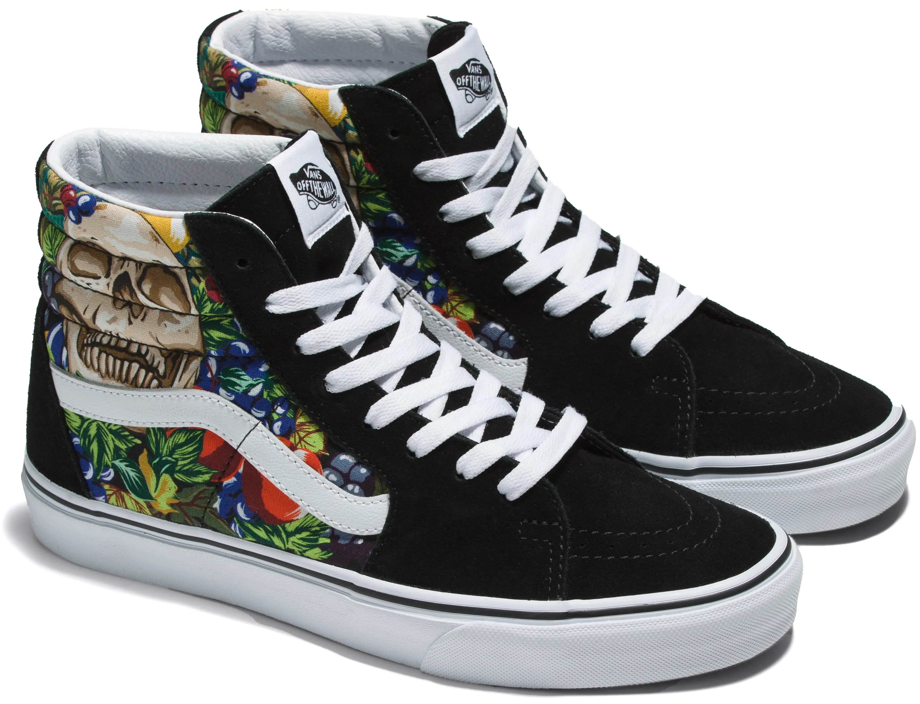 Vans Sk8-Hi Fruit Skull Black/White