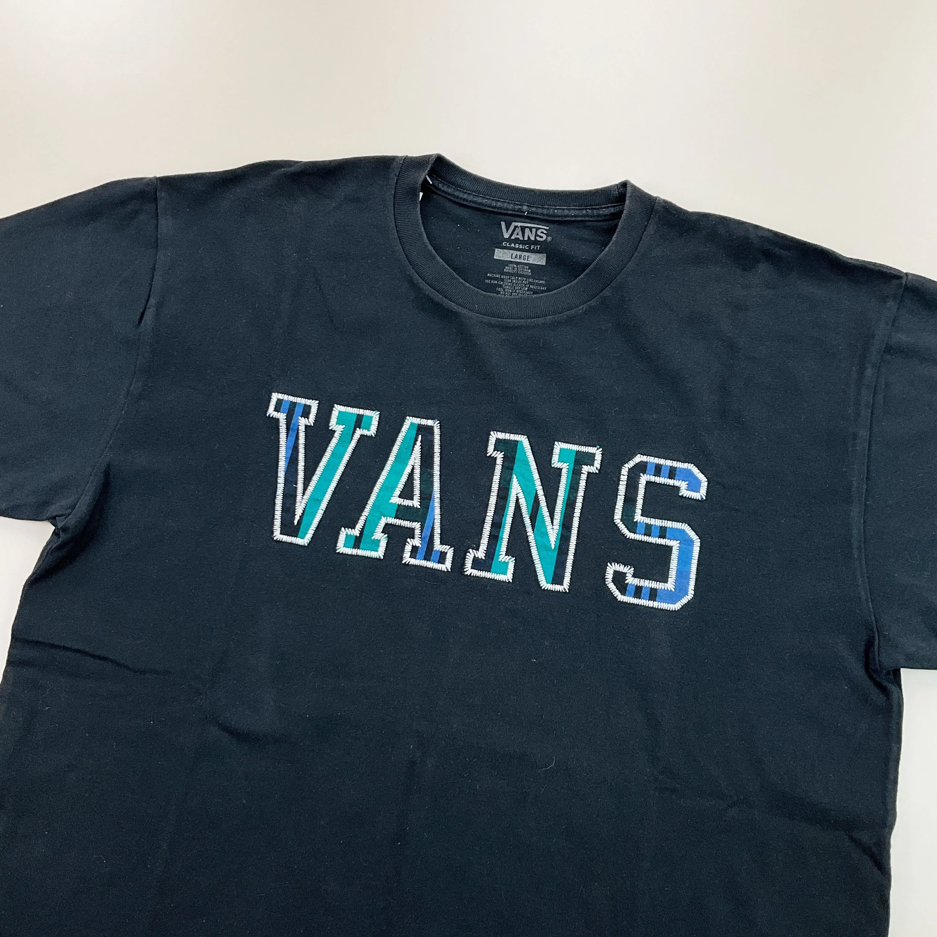 Vans Spellout T-Shirt - Large