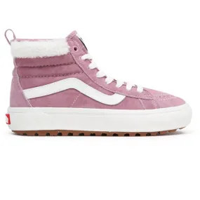 Vans Womens Sk8 Hi MTE Trainers - Suede/Sherpa Lilas