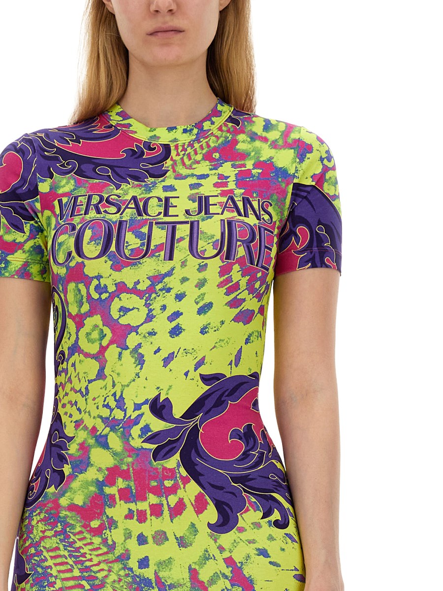 VERSACE JEANS COUTURE      ABITO CON STAMPA