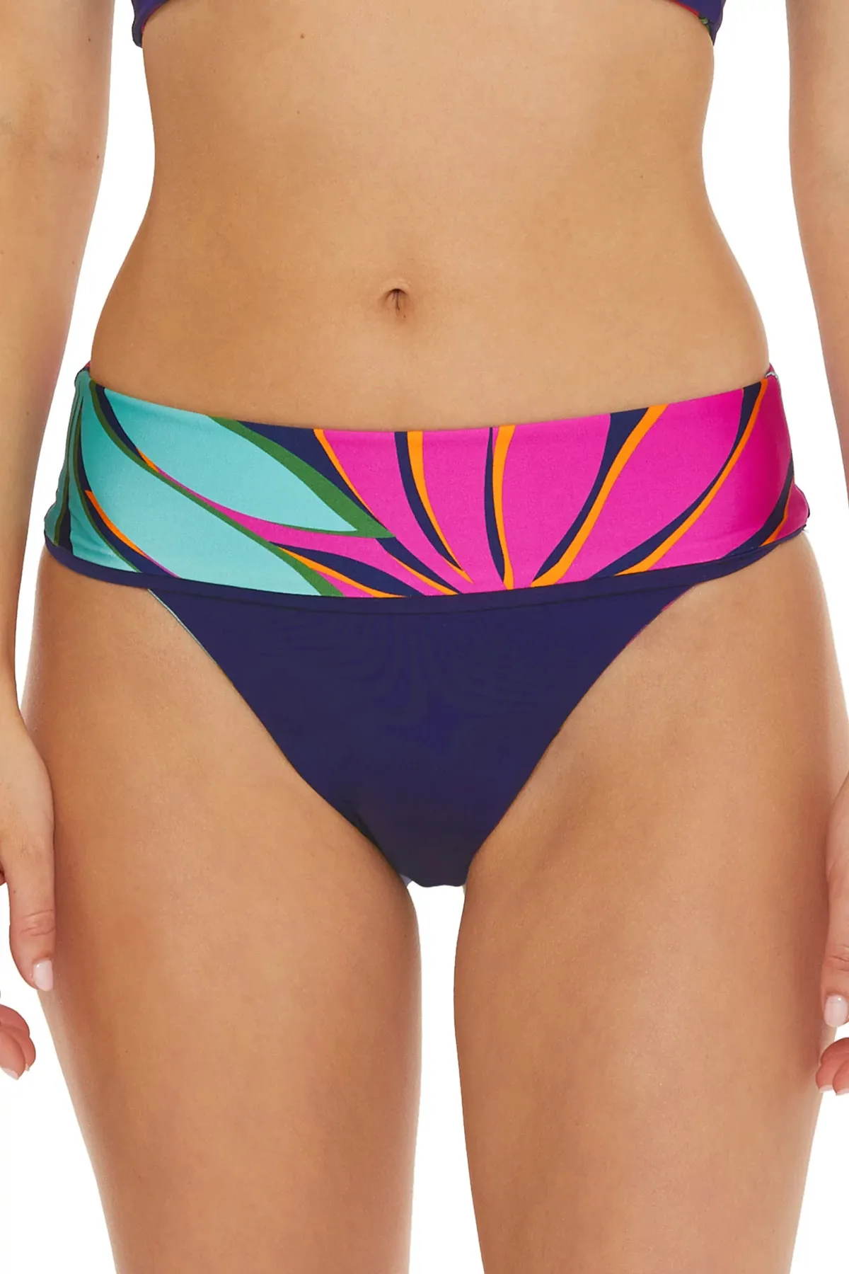 Wailea Reversible High Waist Bikini Bottom