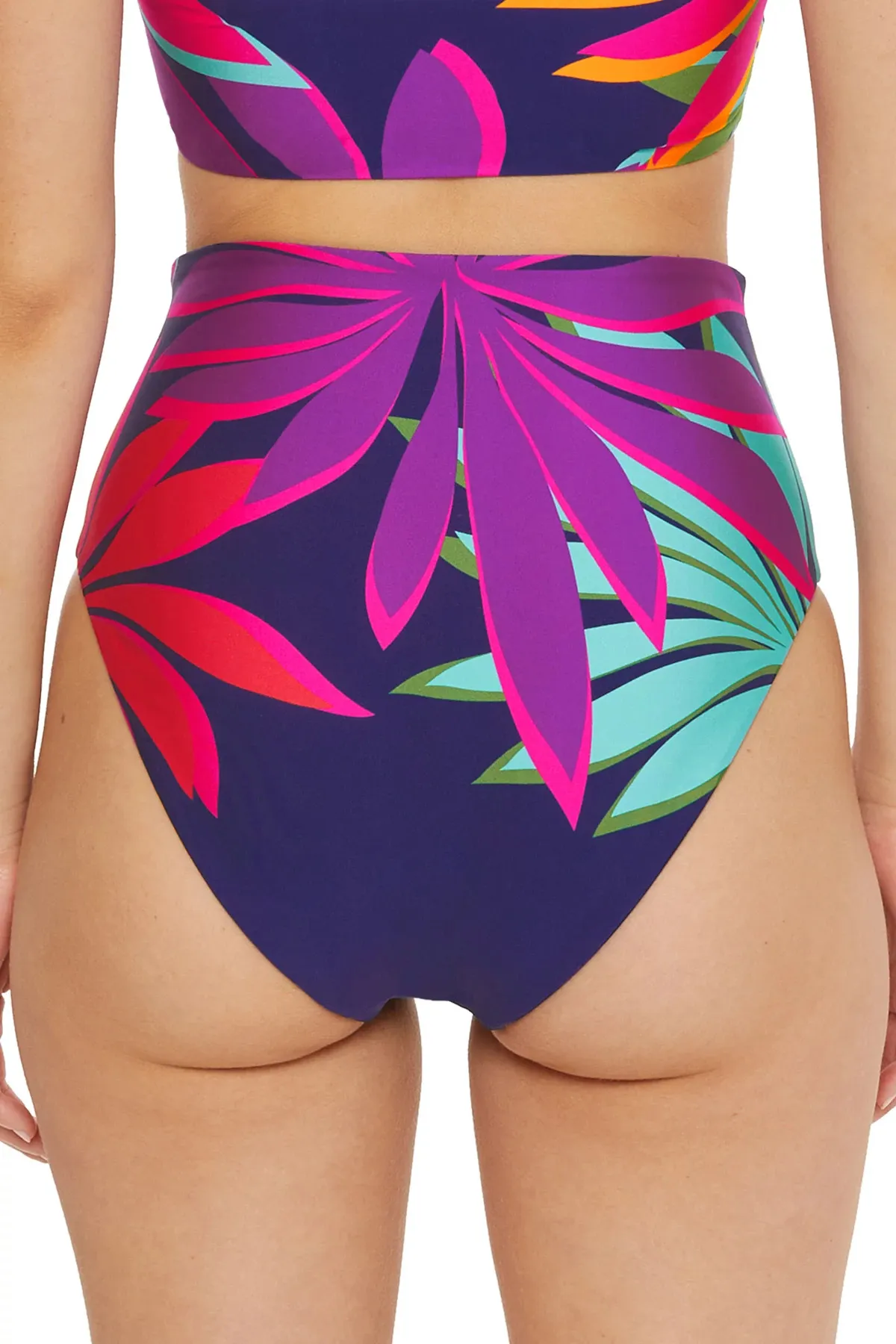 Wailea Reversible High Waist Bikini Bottom