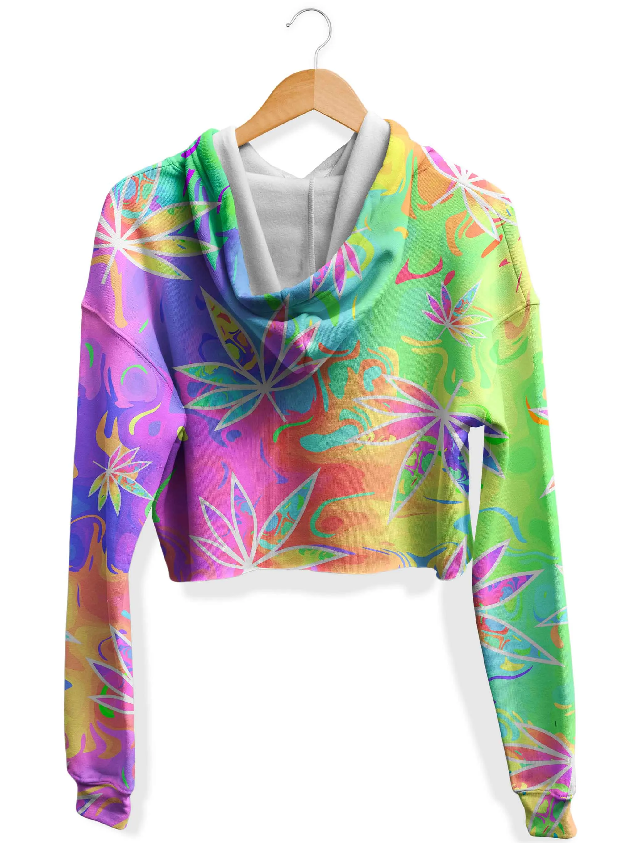 Weed Free Fall Fleece Crop Hoodie (Clearance)