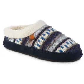 WOMEN'S FAIRISLE CLOG SLIPPER WITH INDOOR/OUTDOOR SOLE - 20137