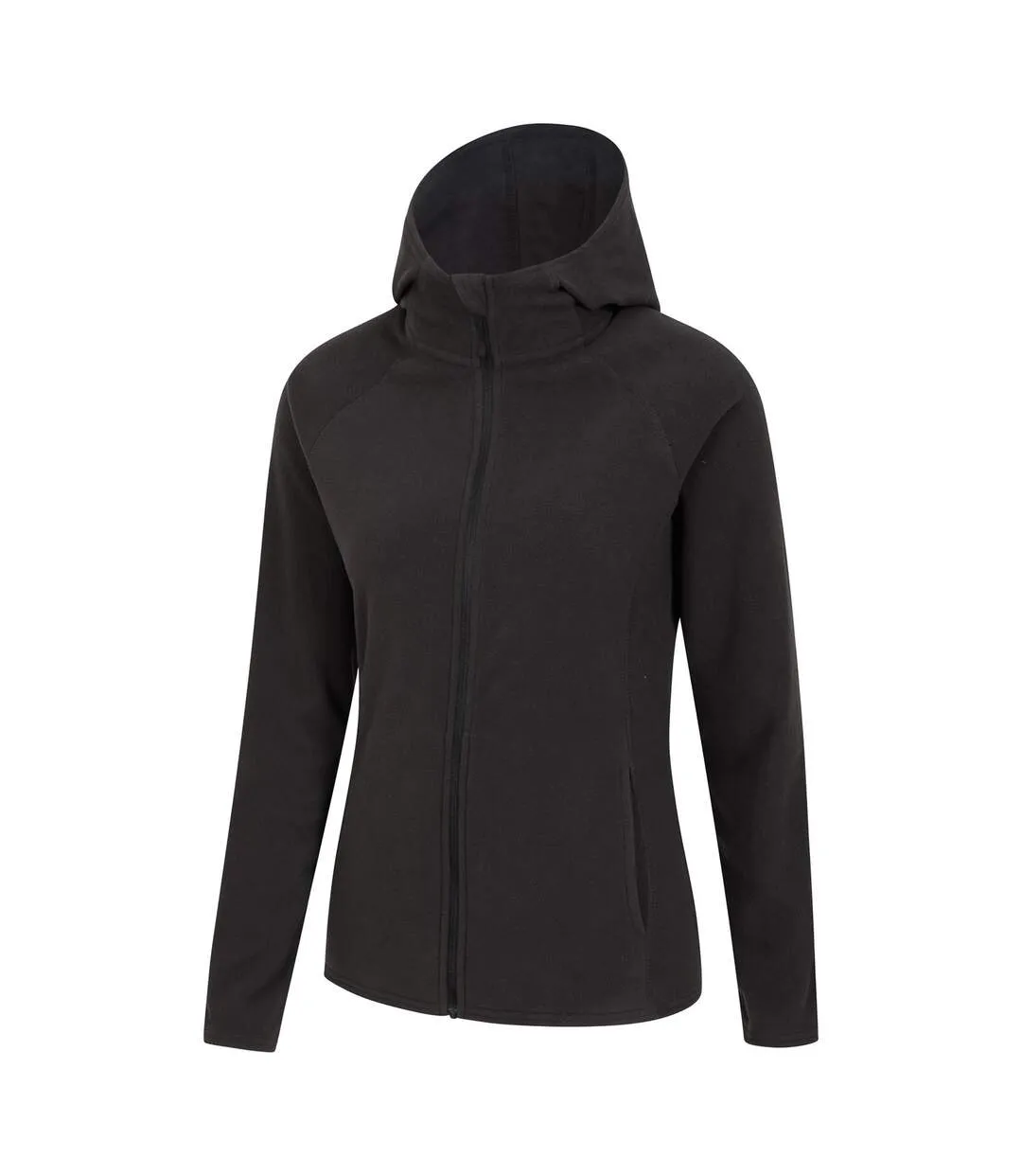 Womens/ladies camber hooded fleece black Mountain Warehouse