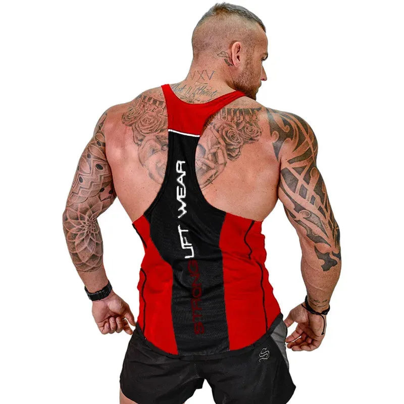 XituodaiMens Bodybuilding Tank top Gyms Fitness sleeveless shirt New Male Cotton clothing Fashion Singlet vest Undershirt vest f