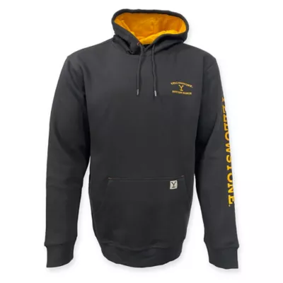 Yellowstone Men's Fleece Graphic Hoodie, YWX-E0277