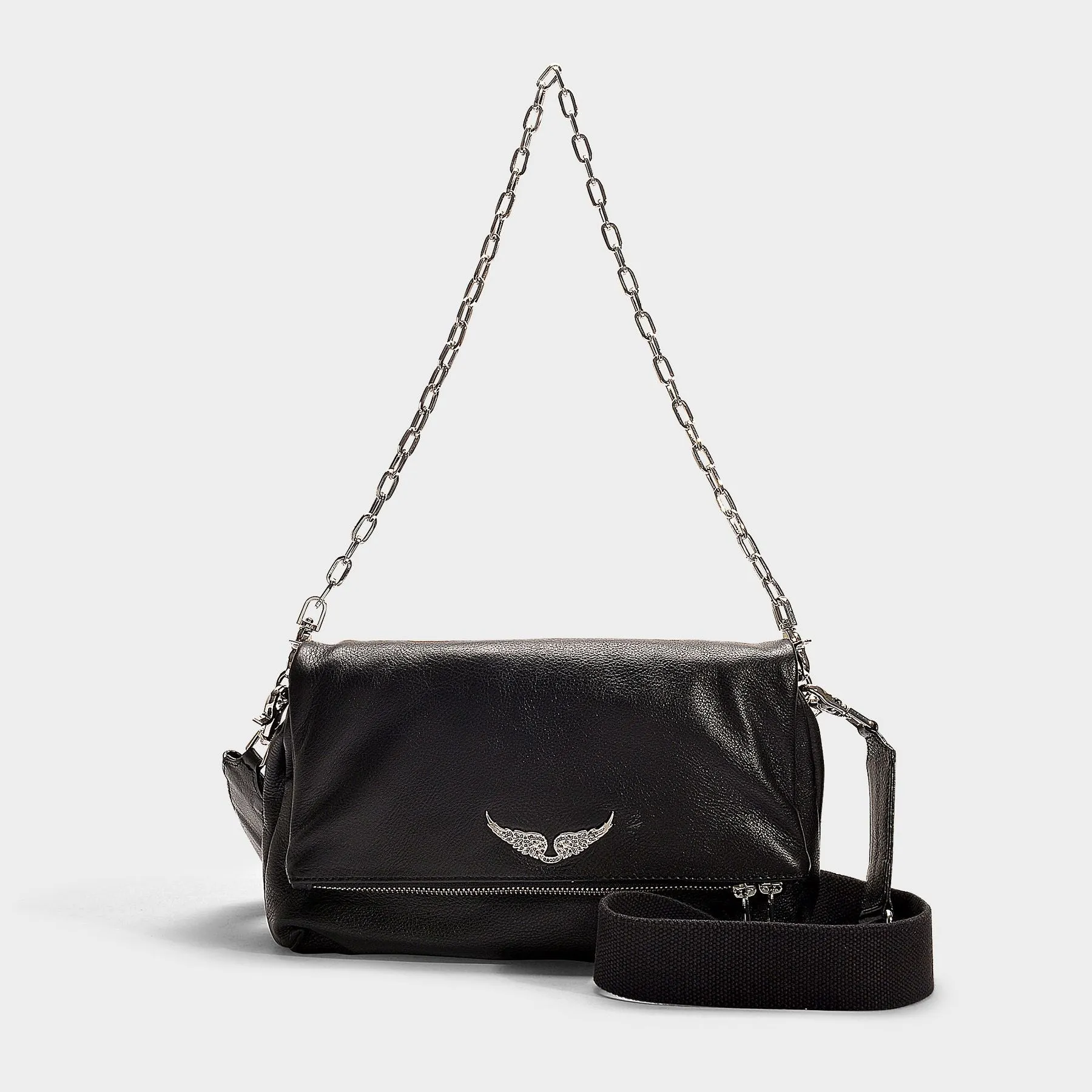 Zadig & Voltaire  Rocky Hobo Bag - Zadig & Voltaire -  Black - Leather