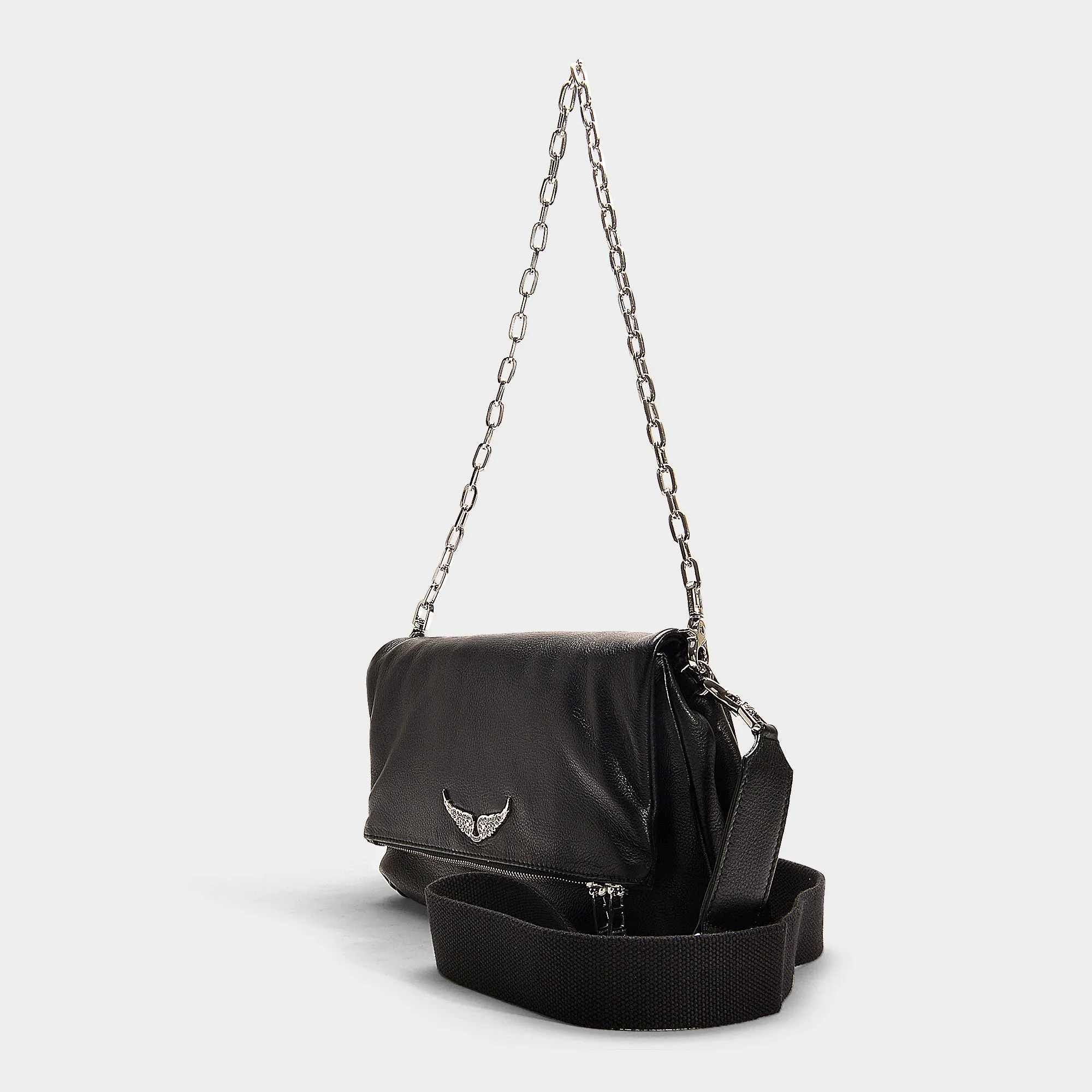 Zadig & Voltaire  Rocky Hobo Bag - Zadig & Voltaire -  Black - Leather