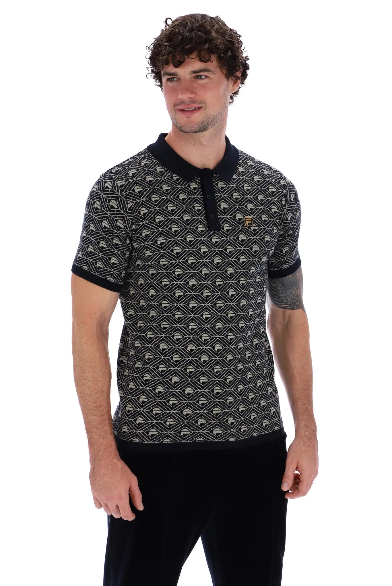 Zano Geo Pattern Polo