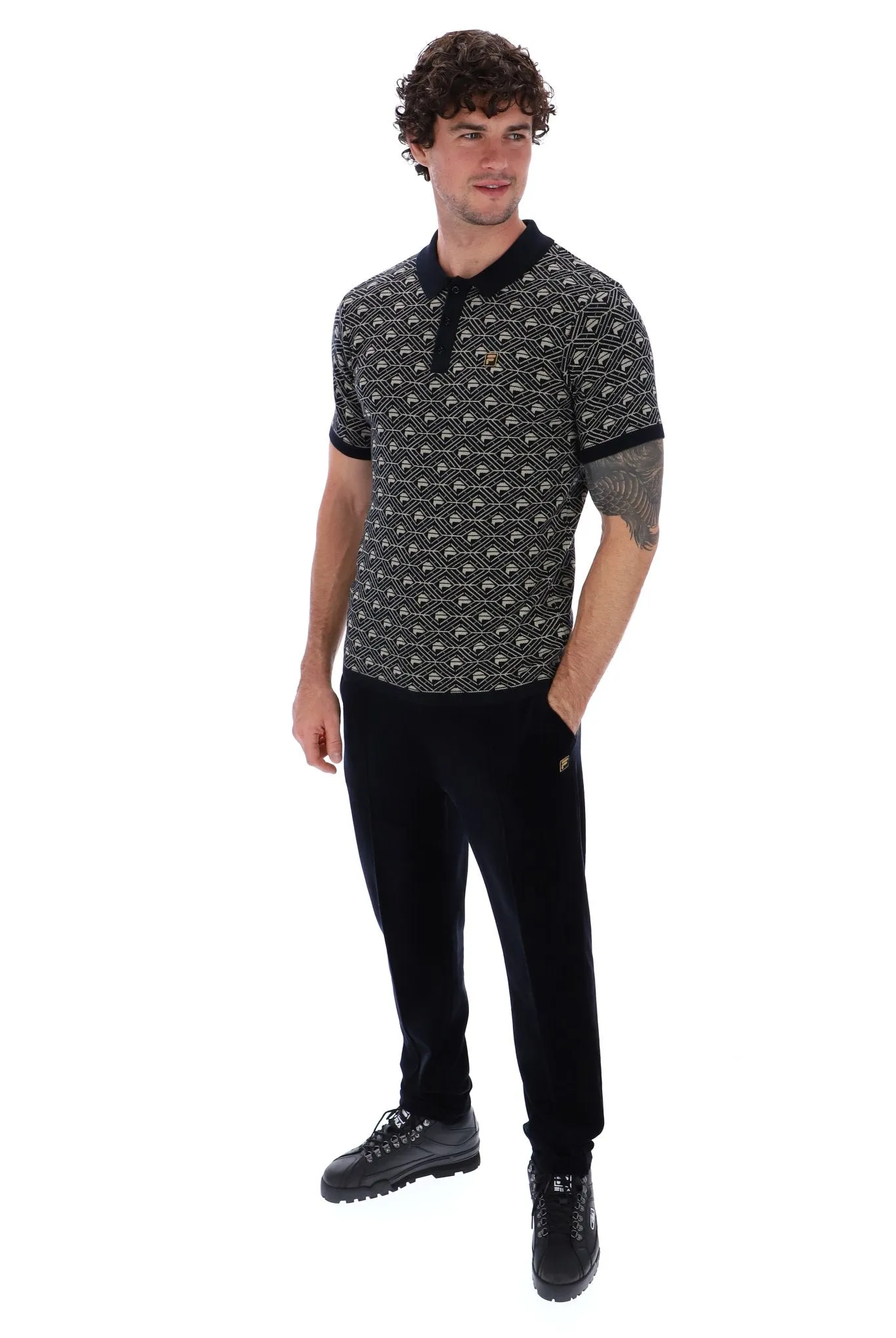 Zano Geo Pattern Polo